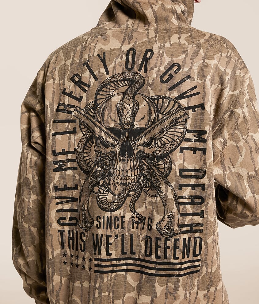 Defend Camo Hooded Sweatshirt