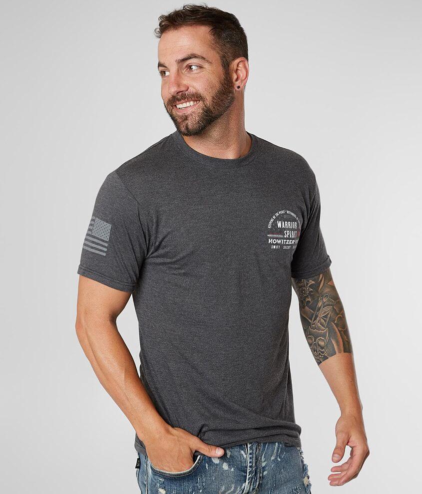 Howitzer Warrior Code T-Shirt - Men's T-Shirts in Charcoal Heather | Buckle