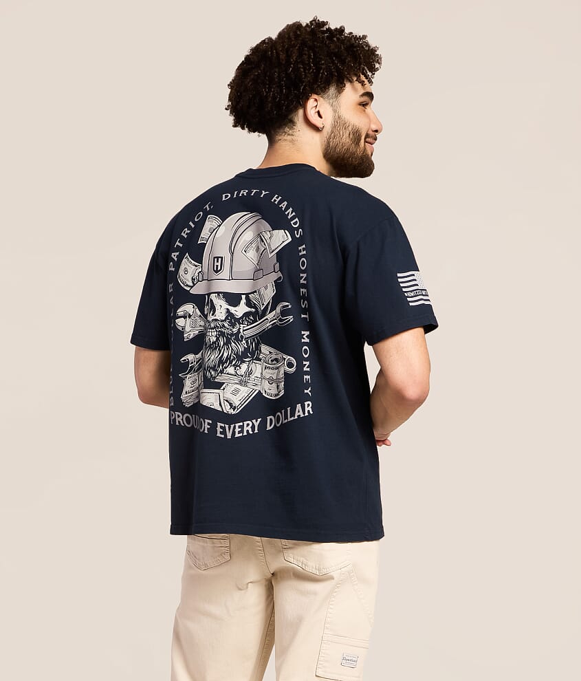 Blue Collar Hard Dollars Heavyweight T-Shirt