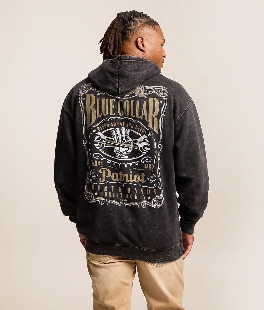 Blue Collar Honest Money Hooded Sweatshirt