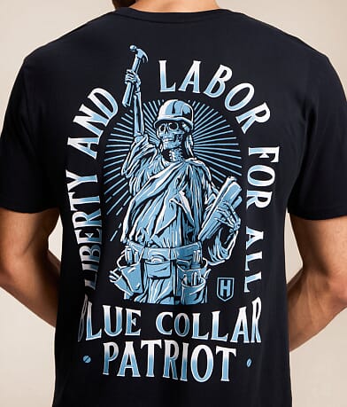 Blue Collar Liberty & Labor T-Shirt thumbnail 3