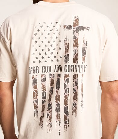 Blue Collar God & Country T-Shirt thumbnail 3