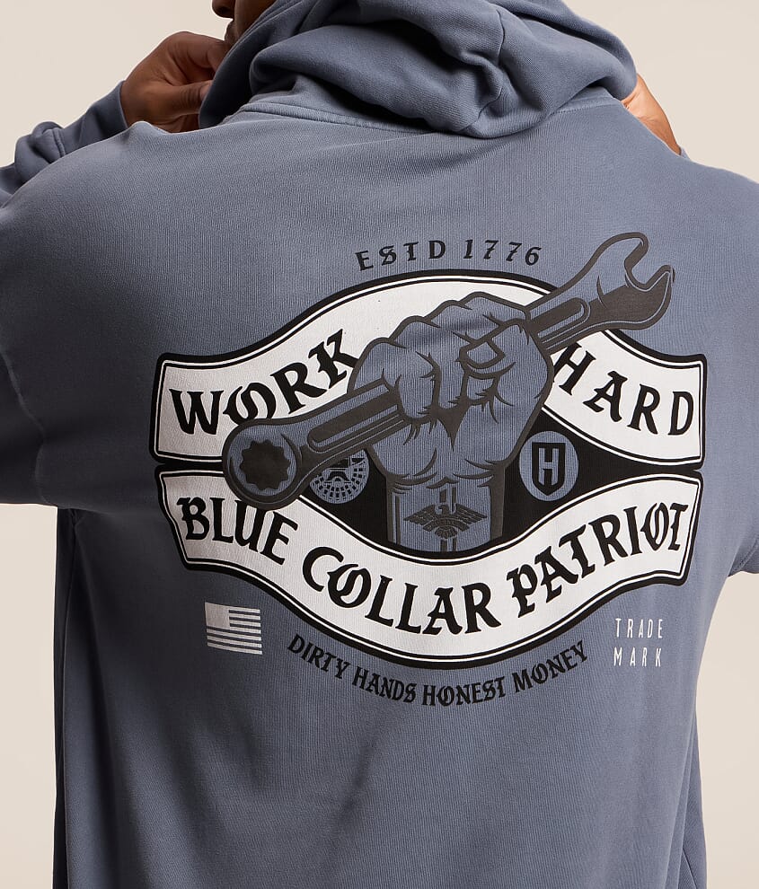Blue Collar Torqued Hooded Sweatshirt