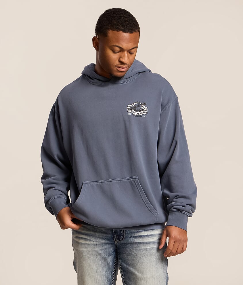 Blue Collar Torqued Hooded Sweatshirt