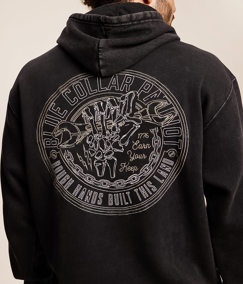 Blue Collar Rough Hands Hooded Sweatshirt