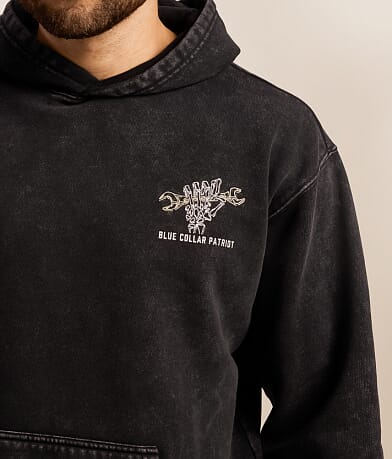 Blue Collar Rough Hands Hooded Sweatshirt thumbnail 4