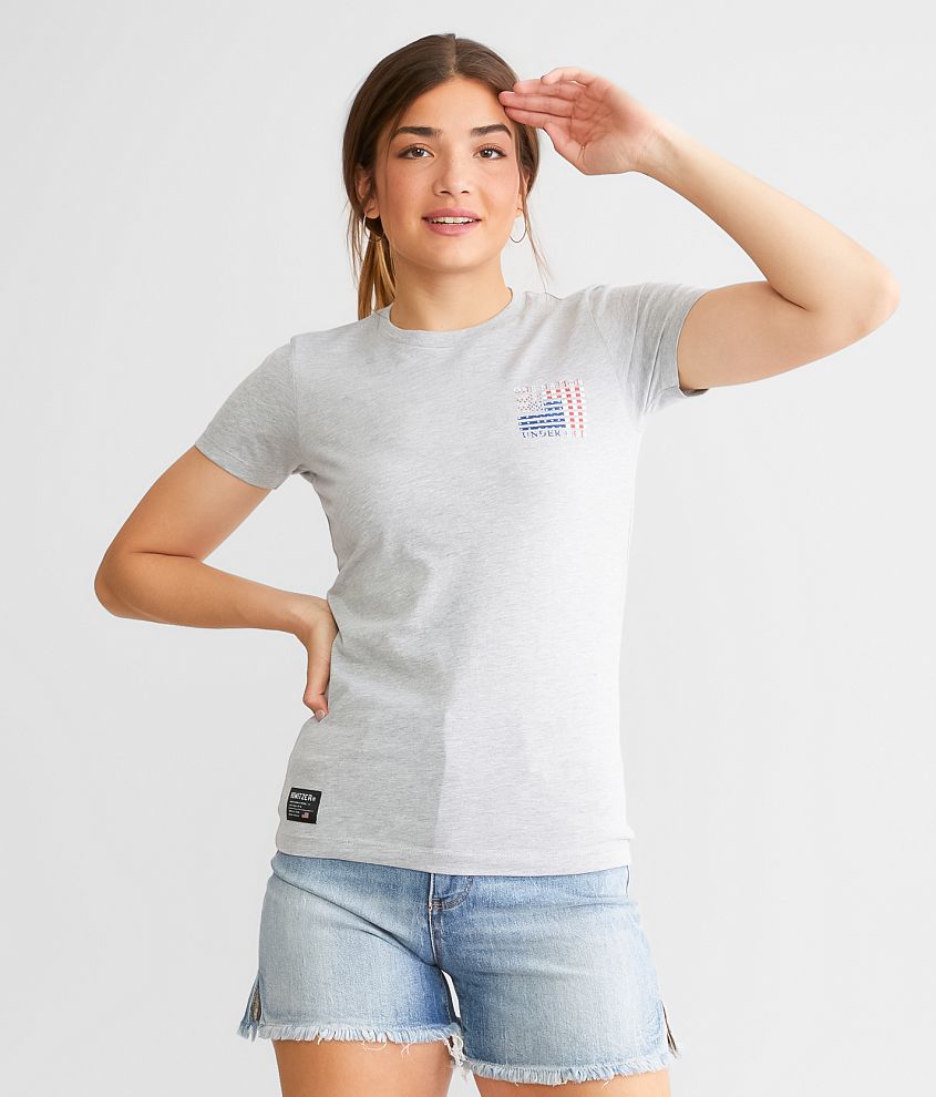 Howitzer Under God T-Shirt - Women's T-Shirts in Heather Grey | Buckle