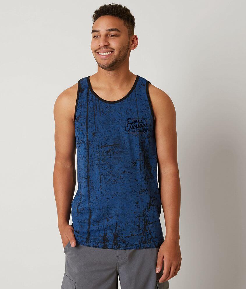 Affliction Fast & Furious American Muscle Tank Top front view