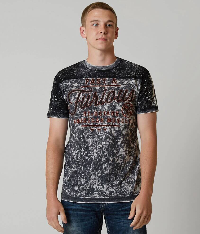 Affliction Fast & Furious American Muscle T-Shirt front view
