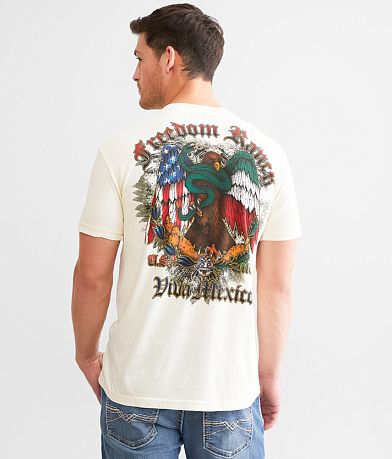 Freedom Ranch Freedom Flags T-Shirt BACK