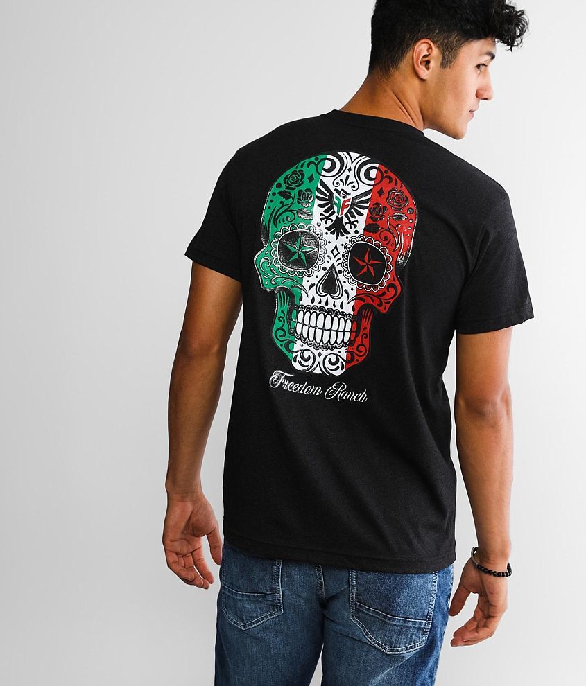 Freedom Ranch Skull T-Shirt front view