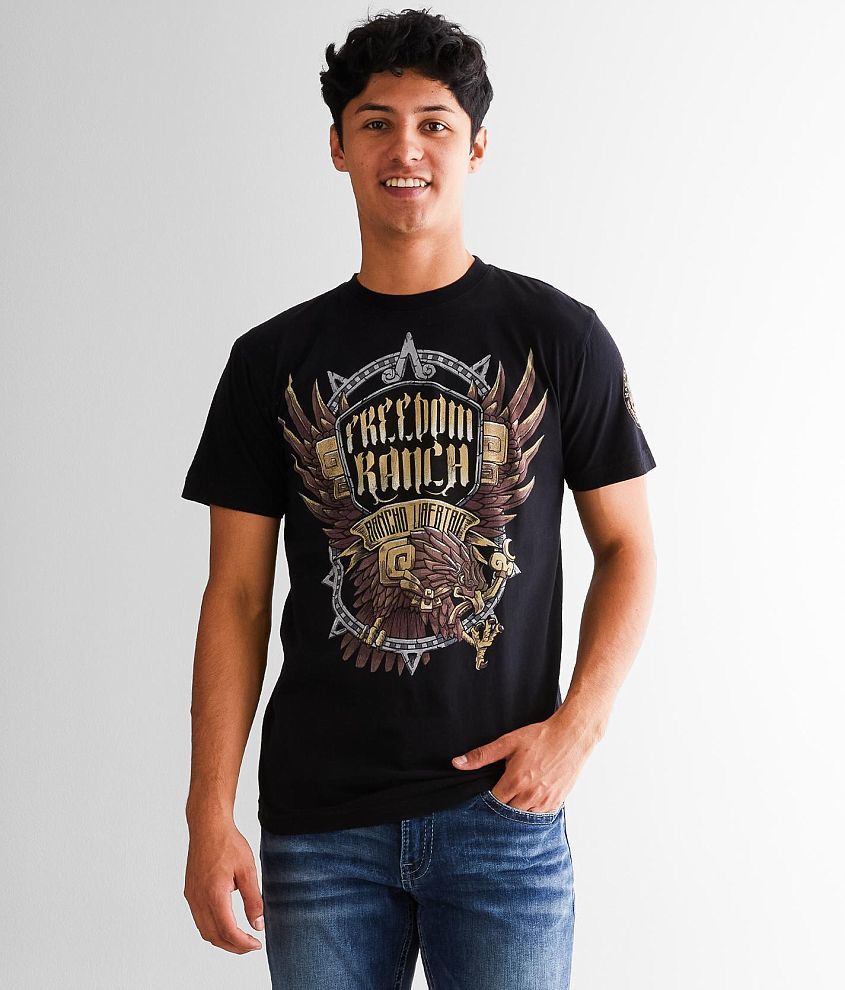 Freedom Ranch Eagle Claw T-Shirt - Men's T-Shirts in Black | Buckle