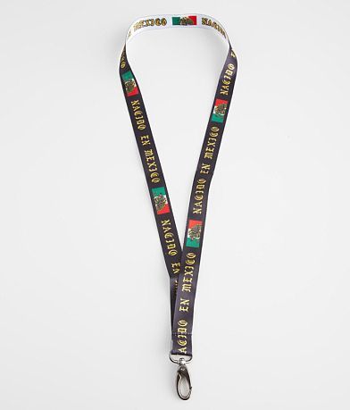 Freedom Ranch Mexico Flag Lanyard front view