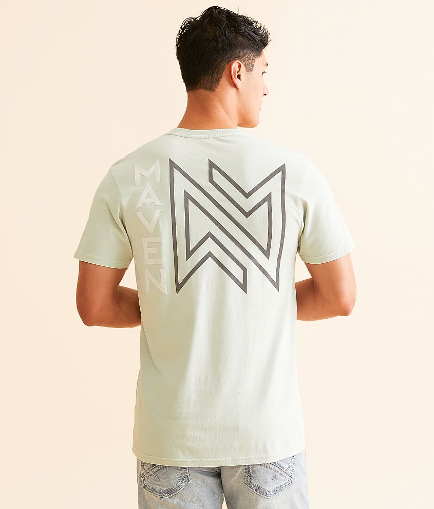 Maven Co-op Blasted Dagaz T-Shirt front view