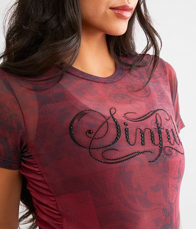 Sinful Izzy Mesh T-Shirt misc detail 1 view