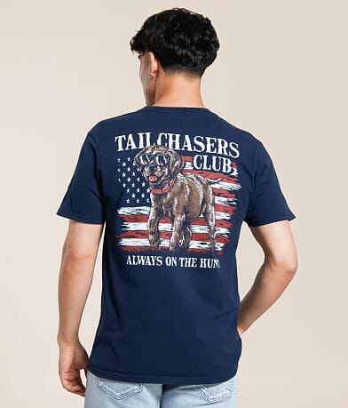 Tail Chasers Club On The Hunt T-Shirt front view