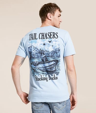 Tail Chasers Club Stacking Ducks T-Shirt front view