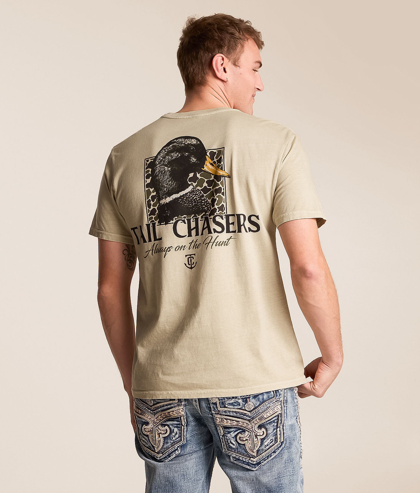 Tail Chasers Club Duck Hunt T-Shirt - Men's Graphic T-Shirts in