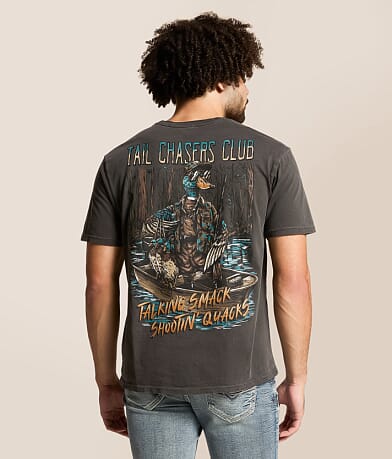 Tail Chasers Club Shootin' Quacks T-Shirt front view