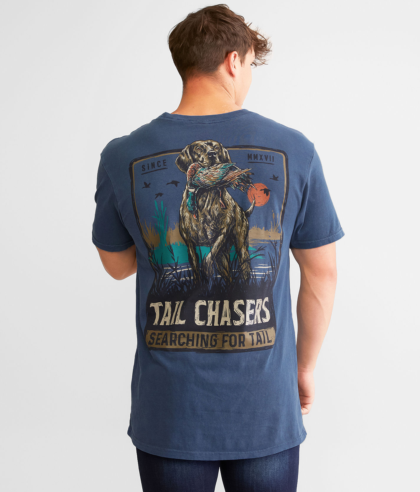 Tail Chasers Club Searching For Tail T Shirt Men s T Shirts in