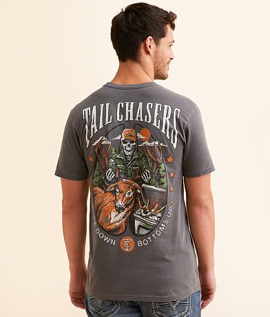 Tail Chasers Club Buck Down T-Shirt front view