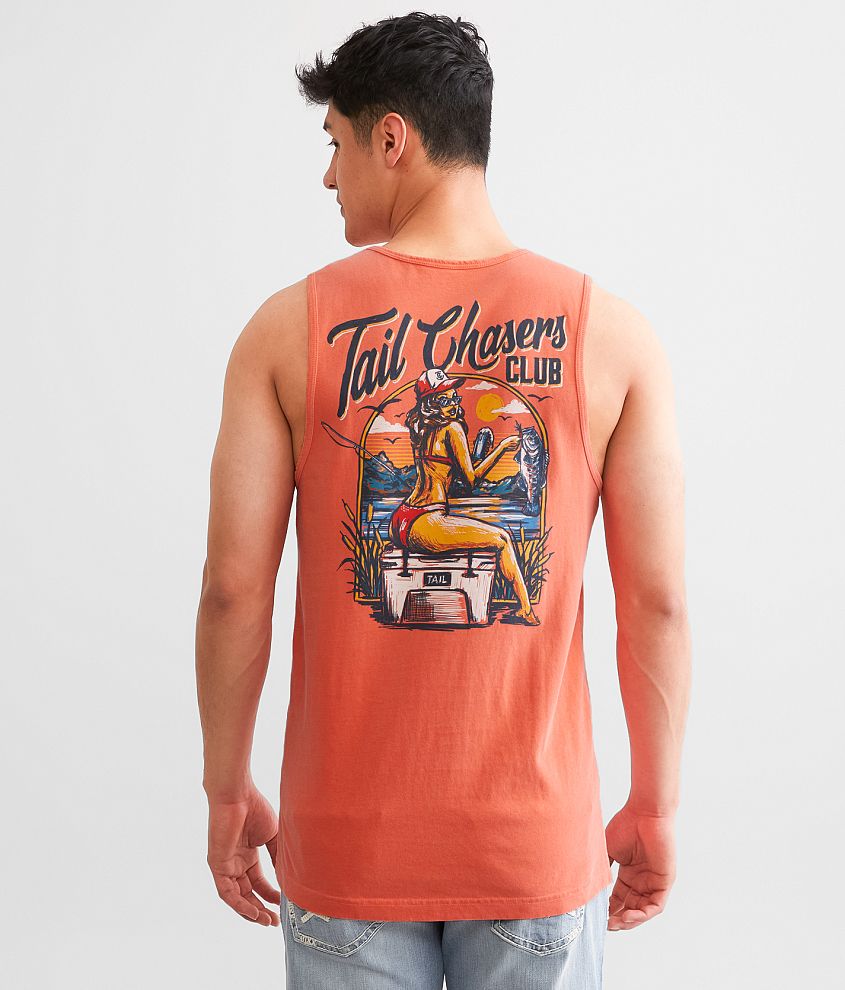 Tail Chasers Club Hooked Up Tank Top front view