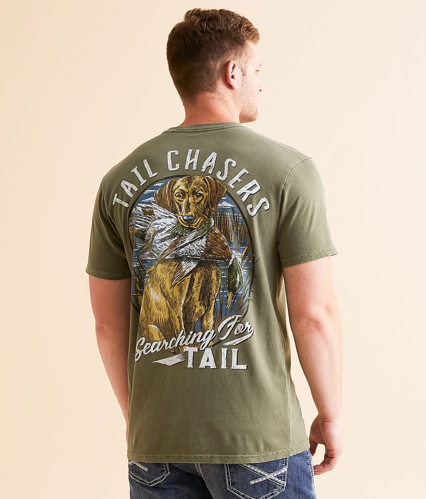 Tail Chasers Club Dog & Duck T-Shirt front view