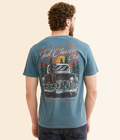Tail Chasers Club Old Trucks T-Shirt front view