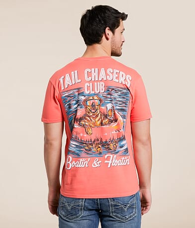 Tail Chasers Club Boatin' & Floatin' T-Shirt front view