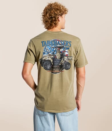 Tail Chasers Club UTV Dog T-Shirt front view