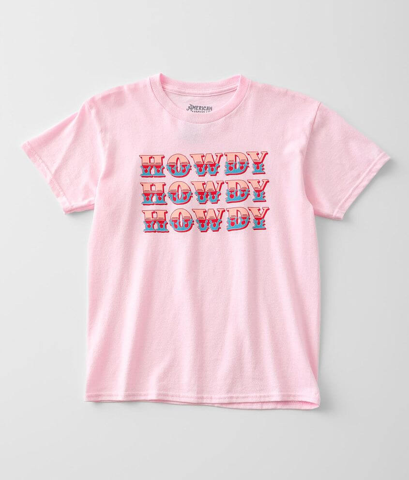 Girls - American Highway Howdy T-Shirt front view