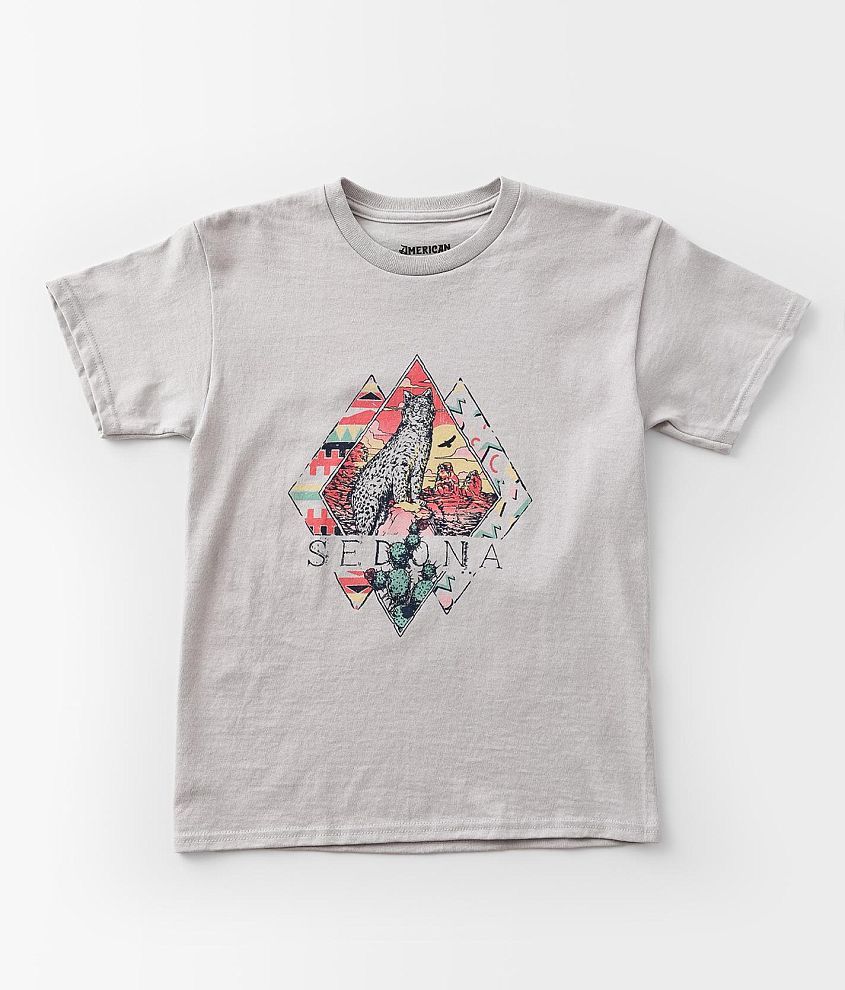 Girls - Highway Sedona T-Shirt - Girl's T-Shirts in Silver | Buckle