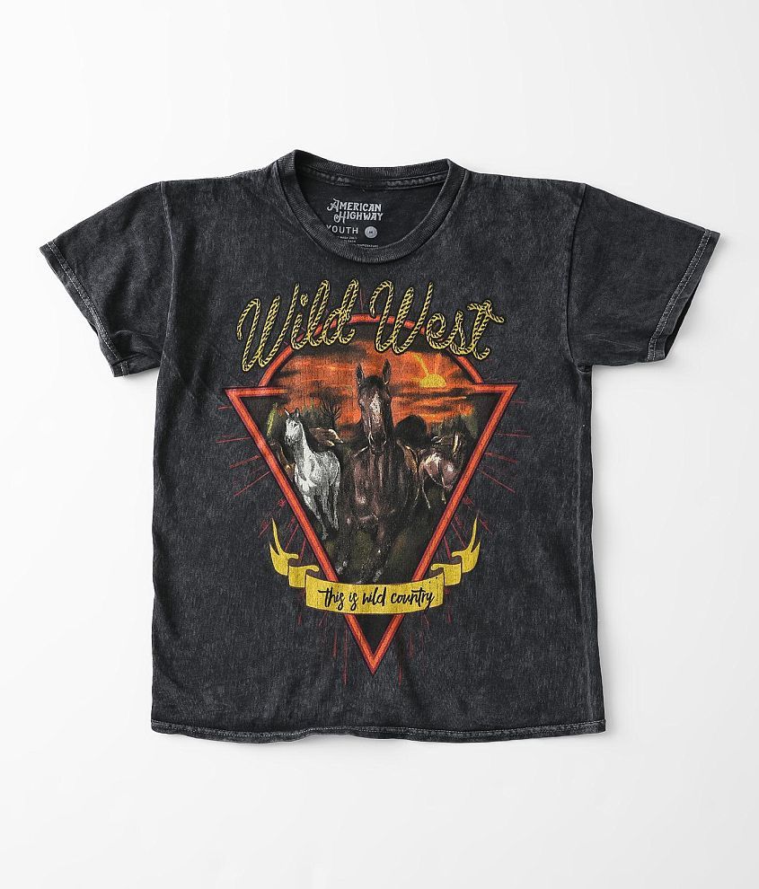 Girls - American Highway Wild Country T-Shirt front view