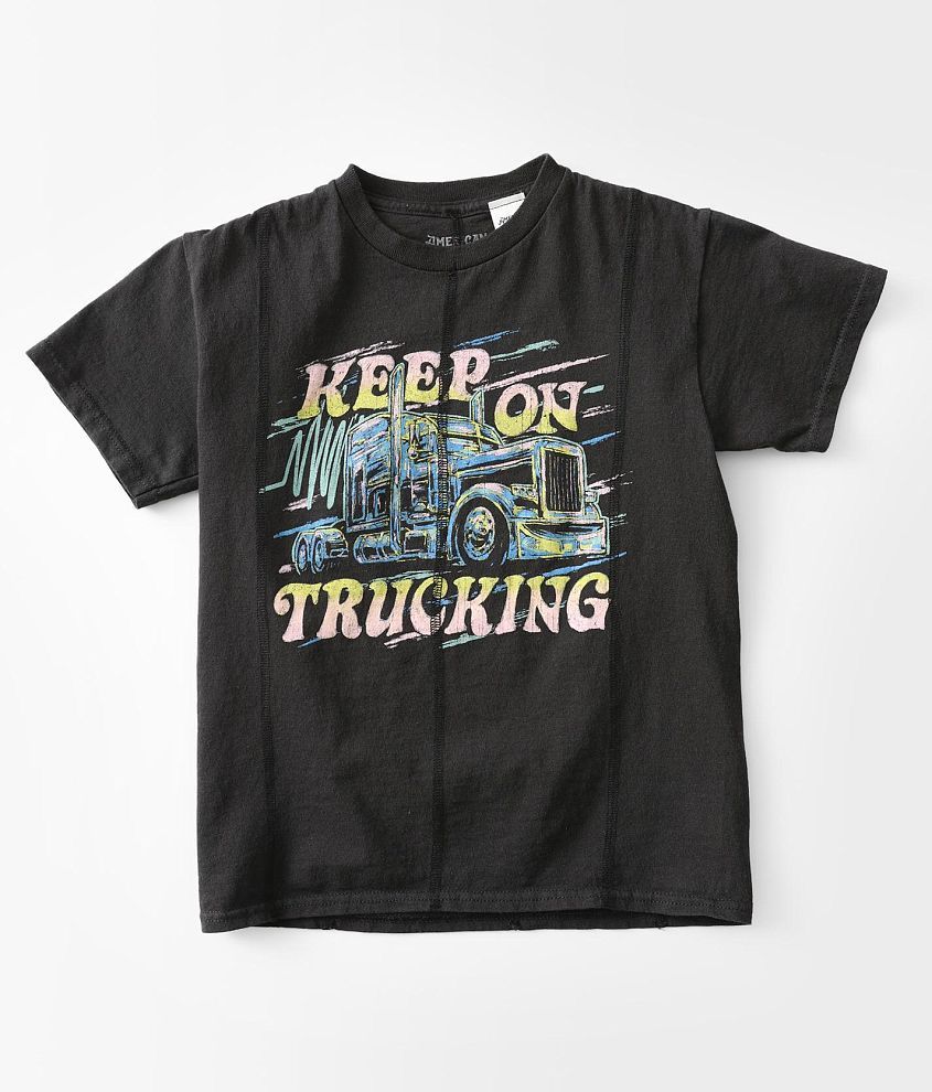 Girls - American Highway Keep On Trucking T-Shirt front view