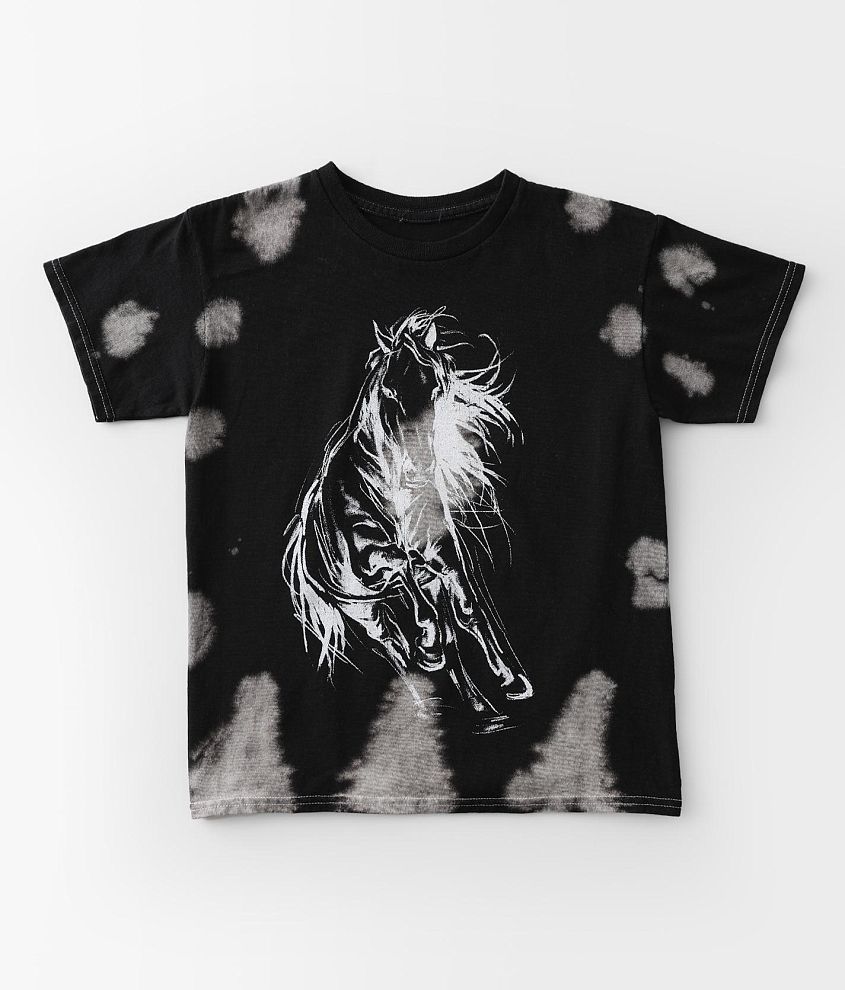 Girls - American Highway Galloping Horse T-Shirt front view