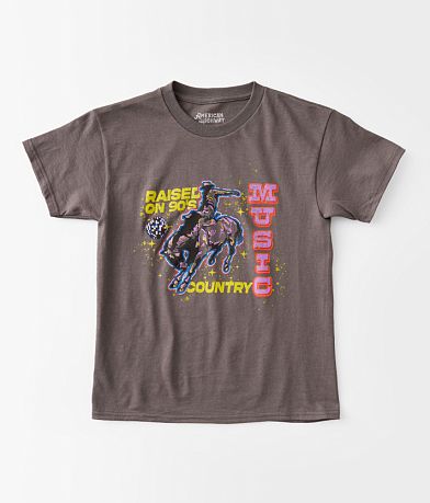 American Highway Girls - Raised On 90's Country T-Shirt front view