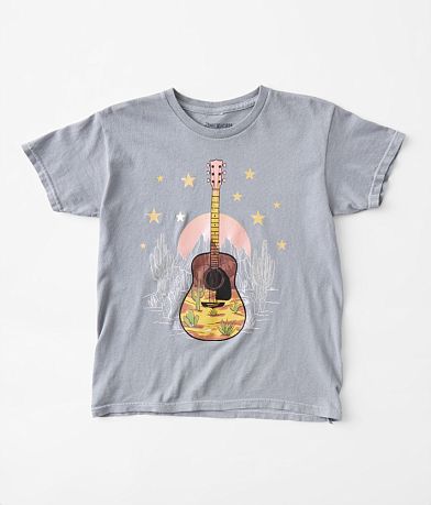 American Highway Girls - Desert Guitar T-Shirt front view