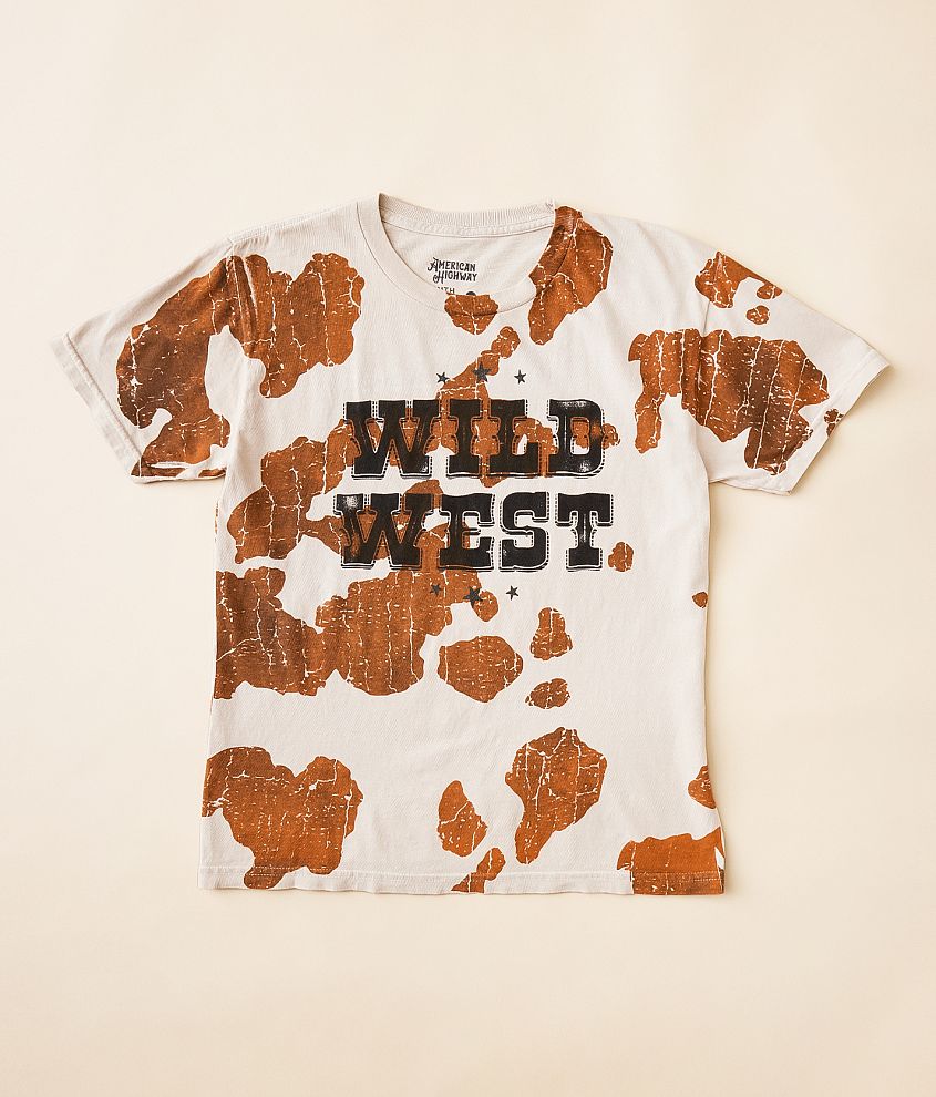 Girls - American Highway Wild West Oversized T-Shirt front view