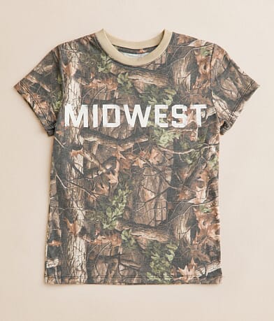 American Highway Girls - Midwest Camo T-Shirt front view