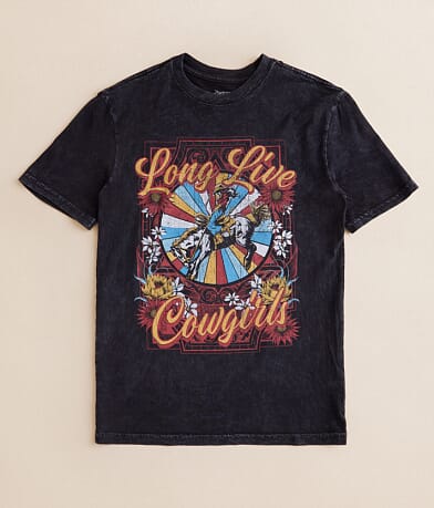 American Highway Girls - Long Live Cowgirls T-Shirt front view