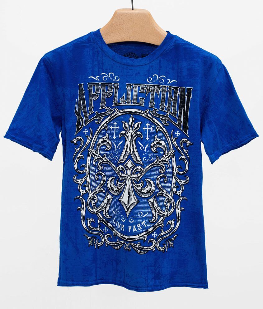 Boys - Affliction Abrasive T-Shirt front view