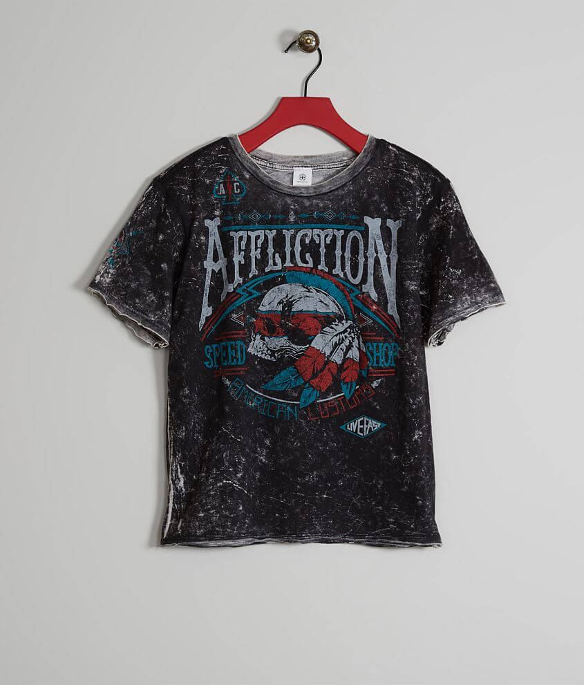 Boys - Affliction American Customs Speed T-Shirt front view