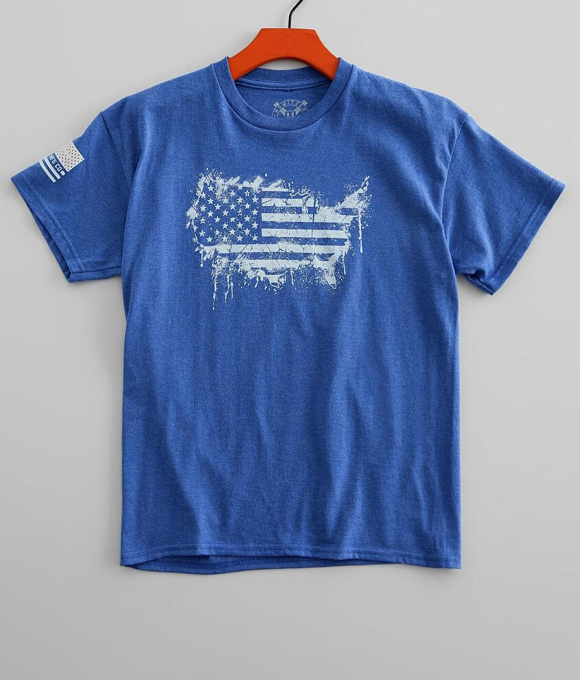Boys Howitzer American Stencil TShirt Boy's TShirts in Royal
