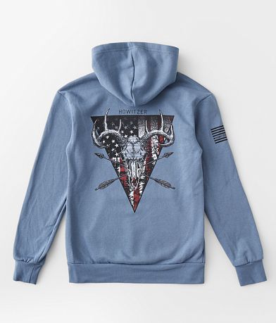 Howitzer Boys - Deer Flag Hooded Sweatshirt BACK