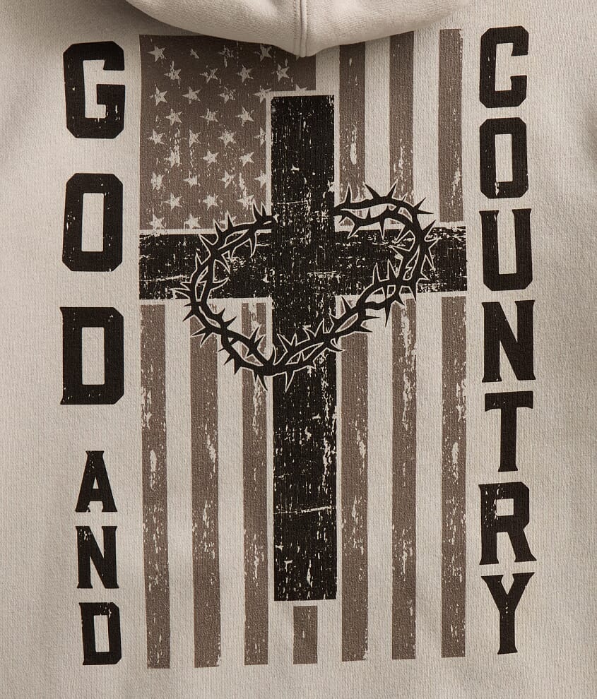 Boys - God Family Country Hooded Sweatshirt