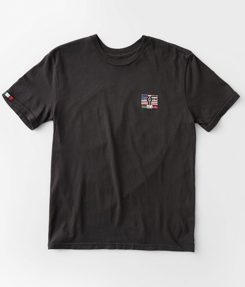 Boys - Freedom Ranch Double Nationality T-Shirt front view