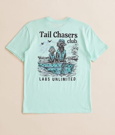 Tail Chasers Club Boys - Labs Unlimited T-Shirt back view
