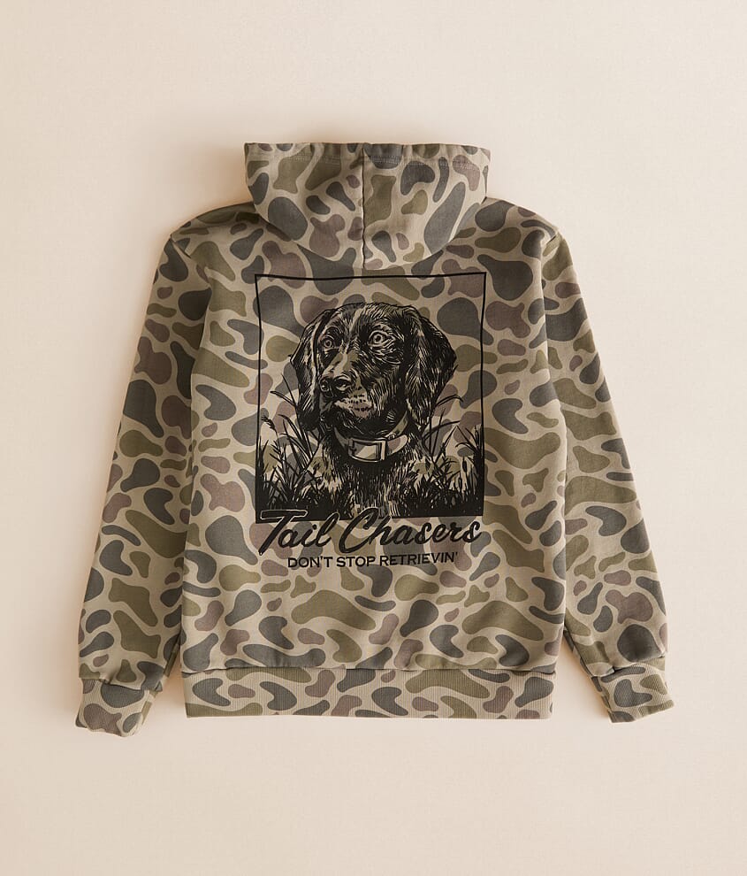 Boys - Good Dog Camo Hooded Sweatshirt