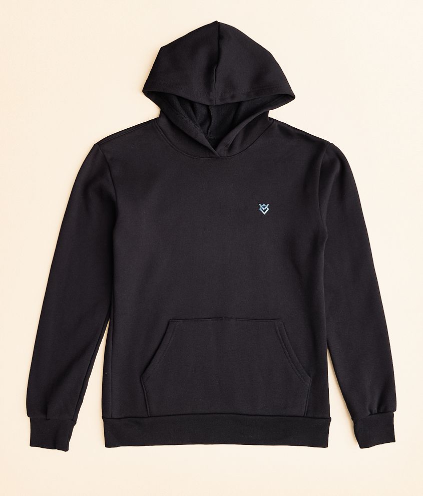 Boys - Veece Titanium Hooded Sweatshirt front view