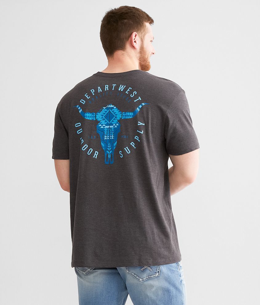 Departwest Longhorn Mountain T-Shirt front view